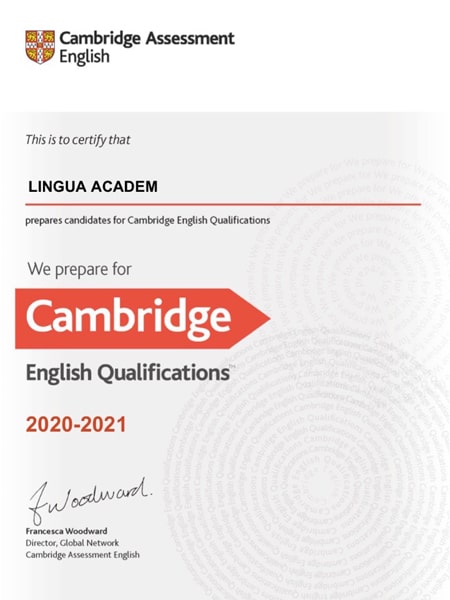 Сертификат Pearson по английскому языку